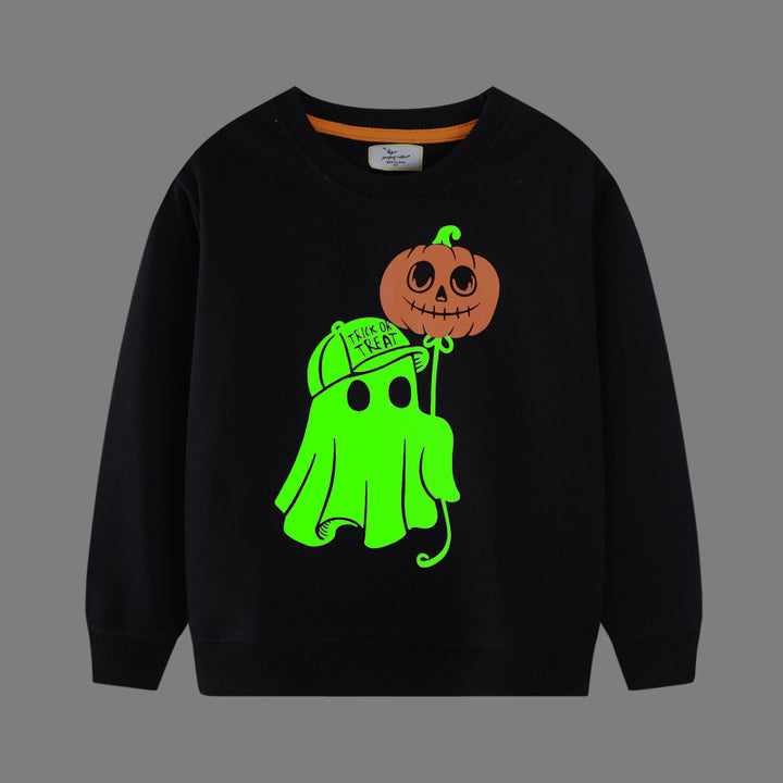 Jungen Kuschelsweatshirt mit gruseligem Halloween-Motiv Echo Archiv