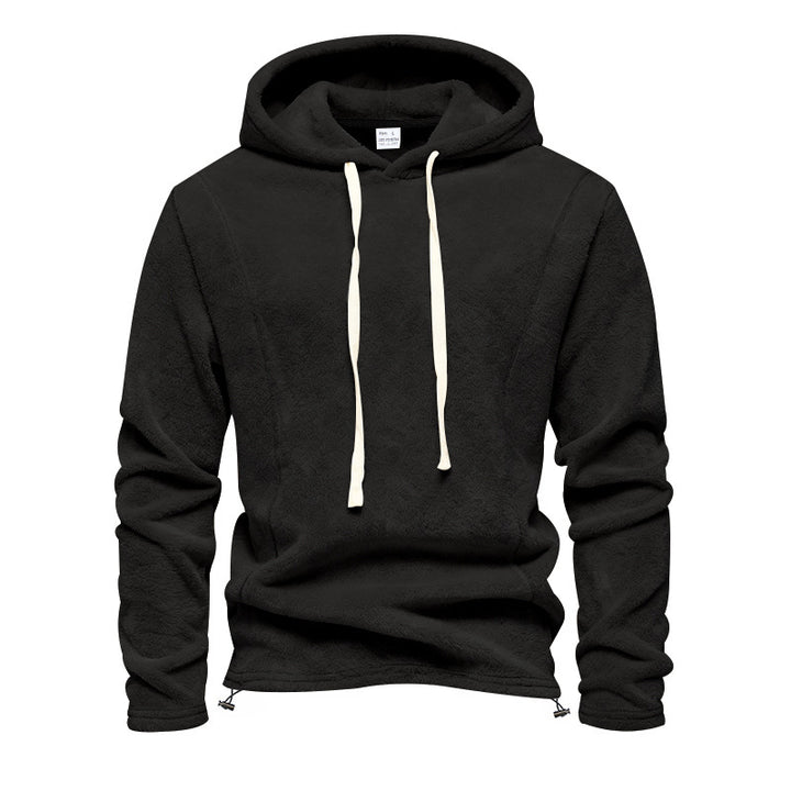 Herren Fleece-Hoodie mit Kapuze und verstellbarem Saum Echoarchiv