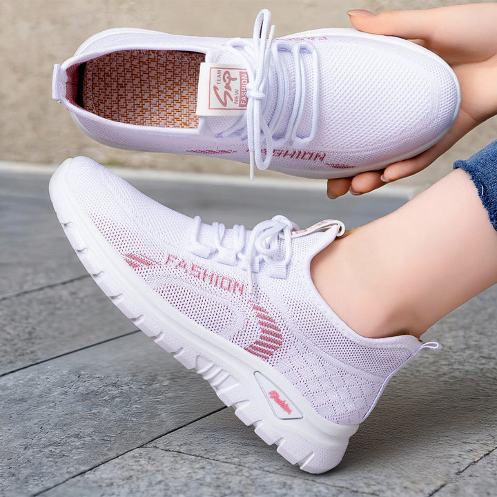 Damen nan Slip-On Lauf- und Alltagsschuh aus nahtlosem Strick mit ergonomischer Stoßdämpfung Echo Archiv