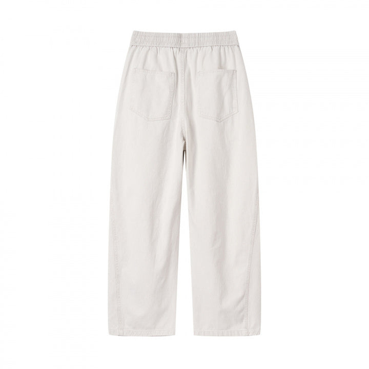 [Damen] Weite Culotte‑Hose mit hohem Elastikbund, Tunnelzug und Eingrifftaschen Echo Archiv