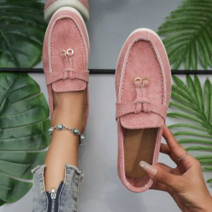 Damen nan bequeme Slip-On Loafer mit dekorativem Quastenbesatz und ergonomischer Gummisohle Echo Archiv