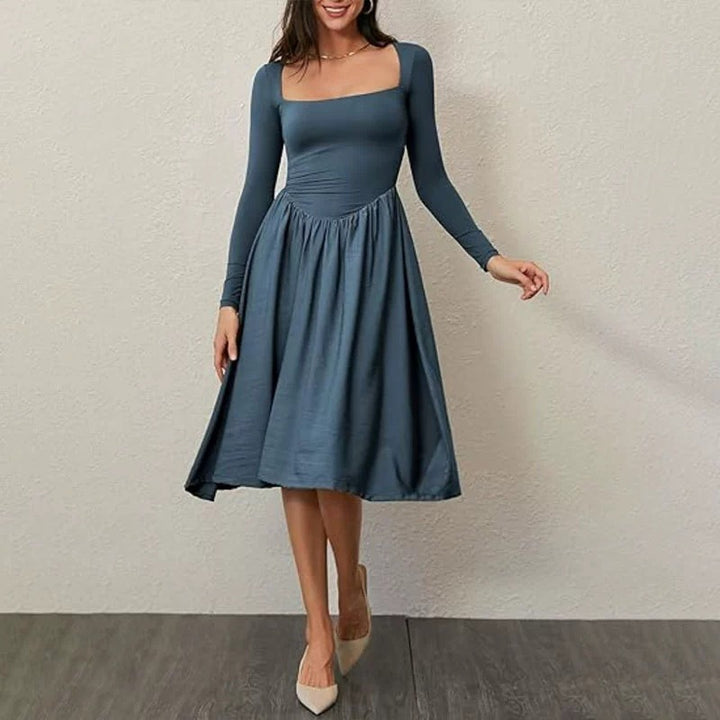 Damen Elegantes Langarm-Sommerkleid Echo Archiv