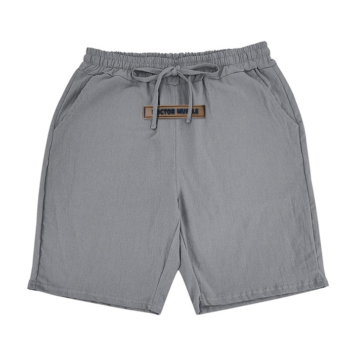 Herren lässige Strandshorts mit elastischem Bund und verstellbarem Kordelzug Echoarchiv