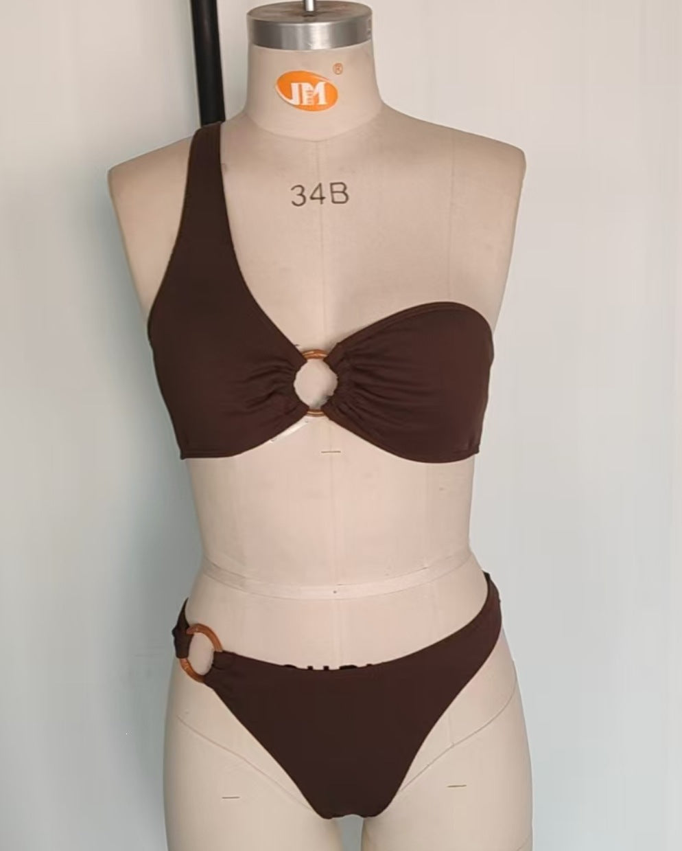 Damen Stilvoller Triangel-Bikini mit goldenen Details Echo Archiv