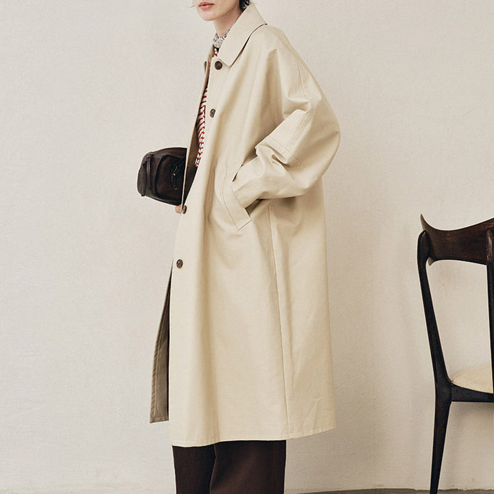 Damen Lange Trenchcoat Echoarchiv