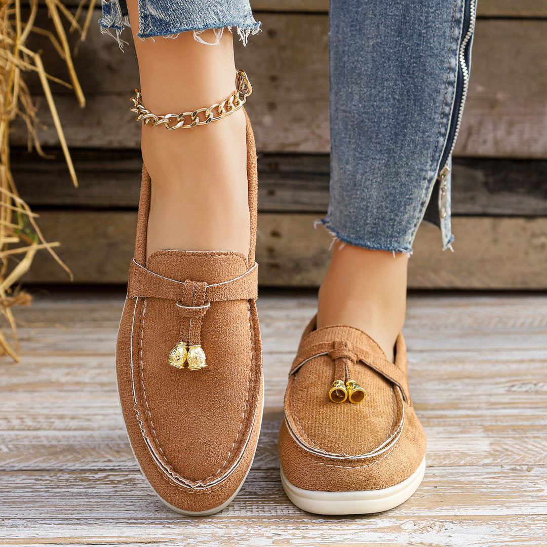 Damen Elegante Mokassins mit Glitzer-Details Echo Archiv