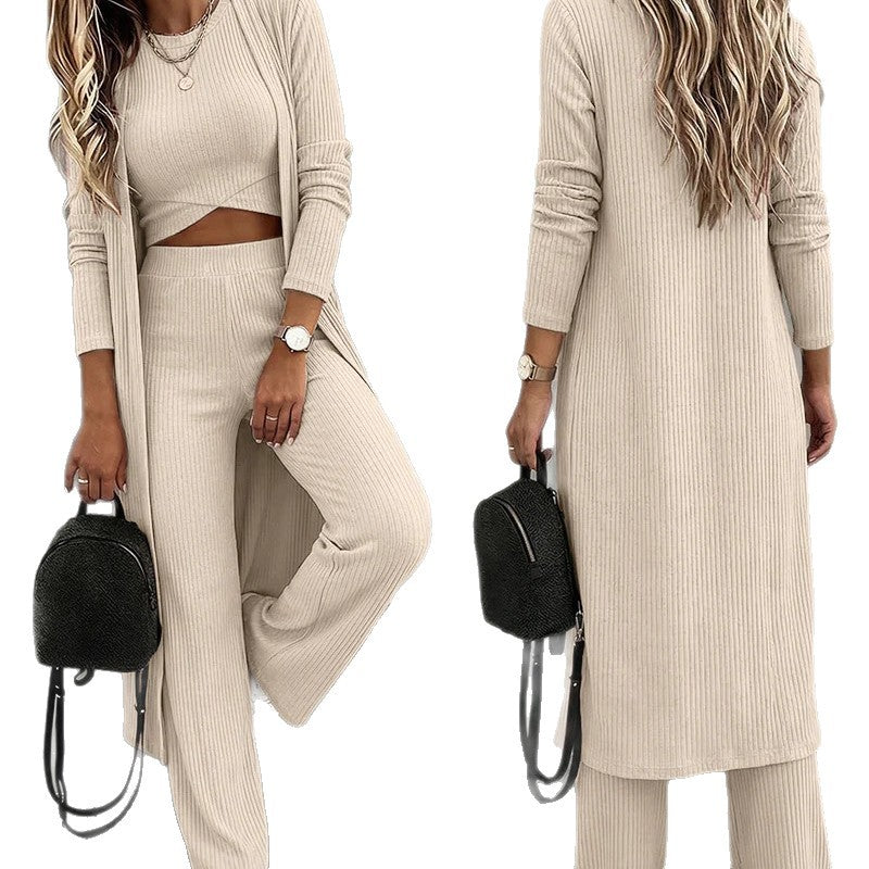 Damen Modischer Cardigan-Set Echo Archiv