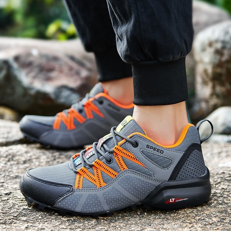 Herren nan robuster Trailrunning- und Outdoor-Sneaker mit griffiger Multiterrain-Profilsohle, verstärkter Zehenkappe und Bungee-Schnürung Echo Archiv