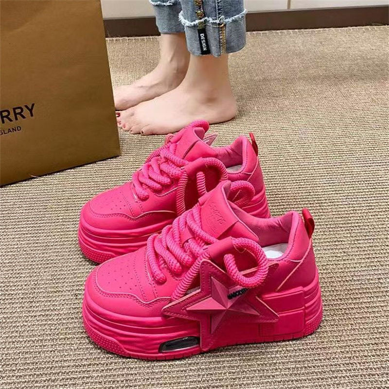 Damen Plattform-Sneaker mit modischem Stern-Design und bequemer Dämpfung Echo Archiv