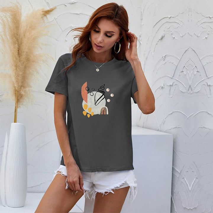 Damen Modernes T-Shirt mit Kunstmotiv Echo Archiv