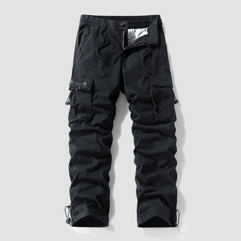 Herren Robuste Cargo‑Hose im Tactical‑Utility‑Stil mit elastischem Bund und Multifachtaschen Echo Archiv