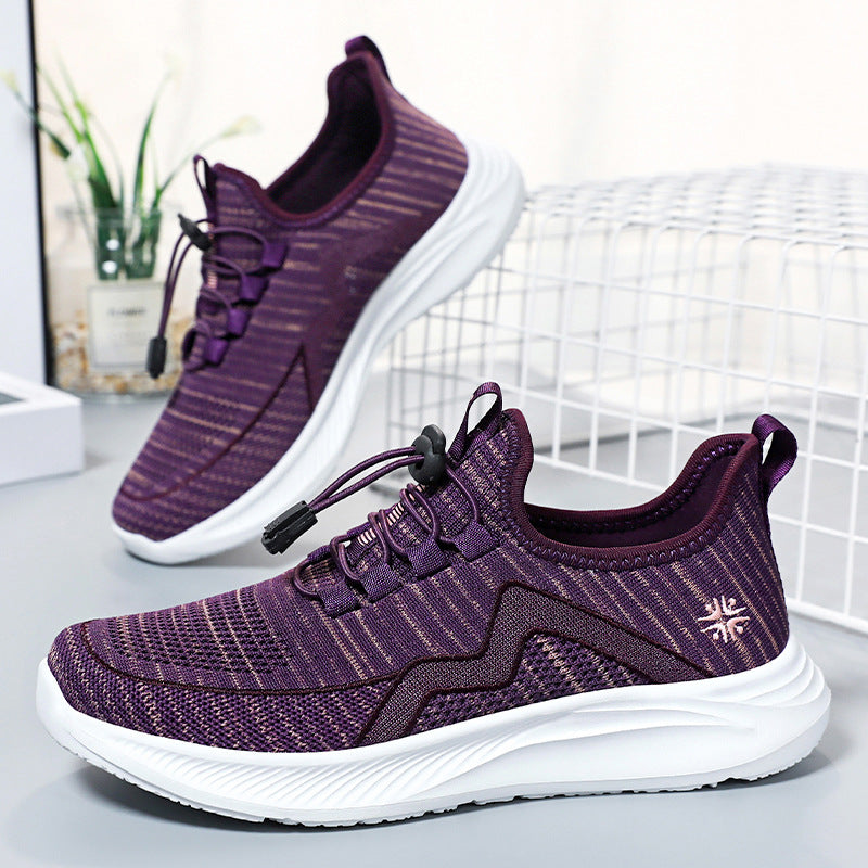 Damen Sportliche Leichtgewicht Sneakers mit elastischem Schnürsystem Echo Archiv