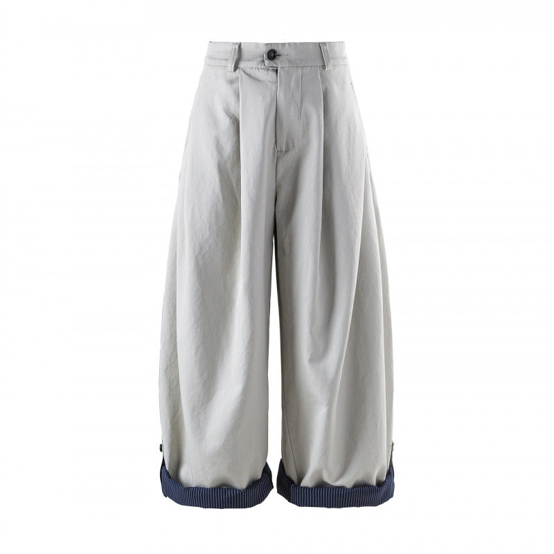 Damen Weite High-Waist Plissierte Balloon-Hose Echo Archiv