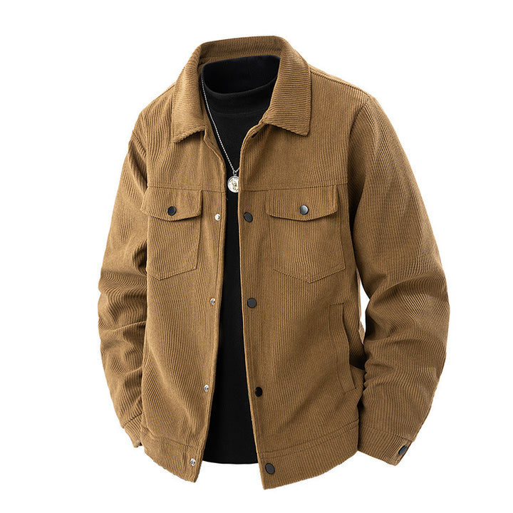 Herren Modische Kordjacke Echo Archiv