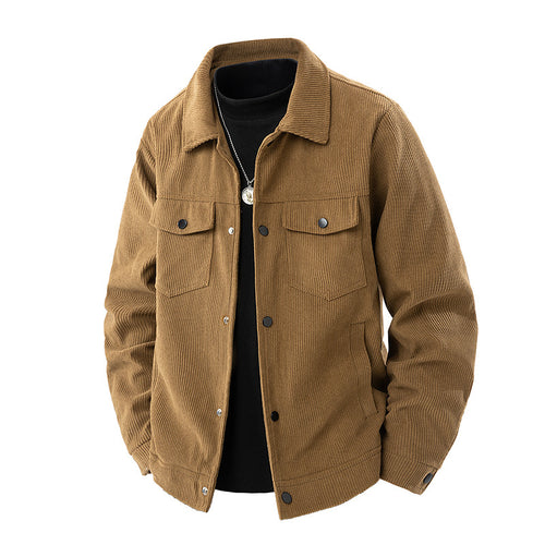 Herren Modische Kordjacke Echo Archiv