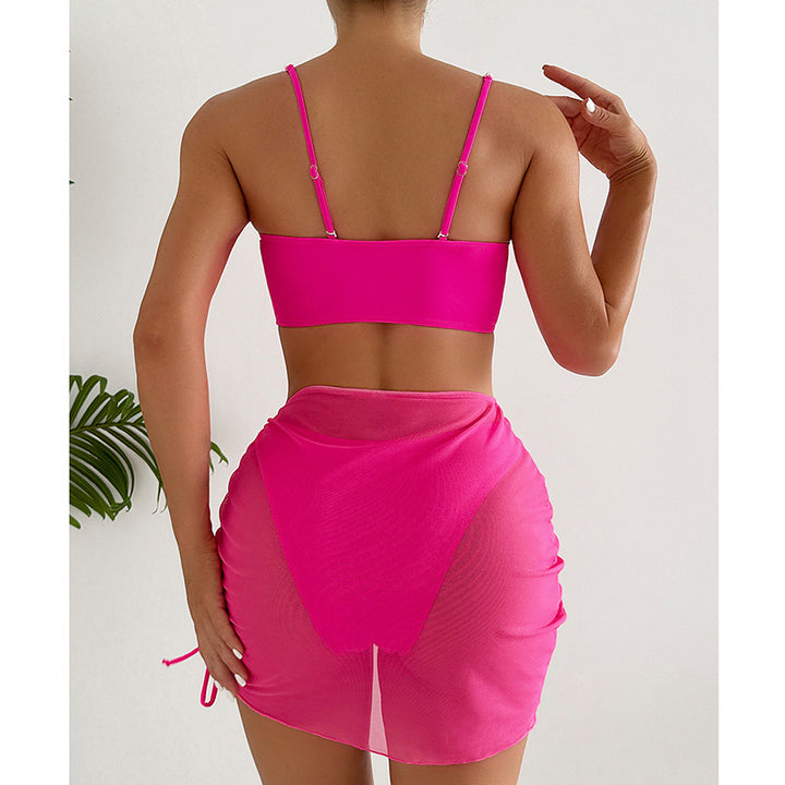 Damen Bikini-Set mit elegantem Bustier und modischem Rock Echo Archiv