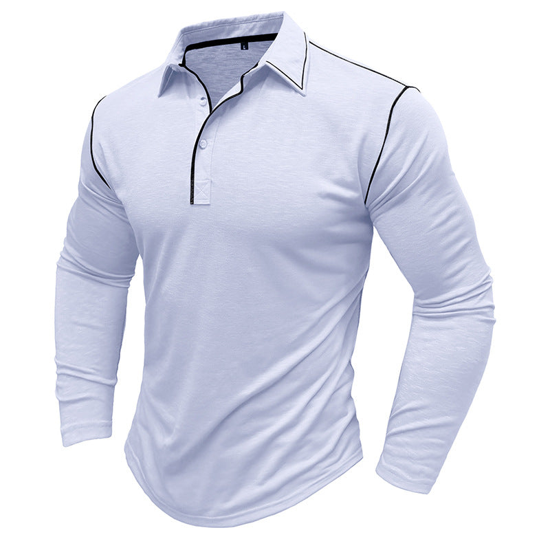 Herren Funktions-Langarmshirt mit modernem Kragen und sportlicher Passform Echoarchiv