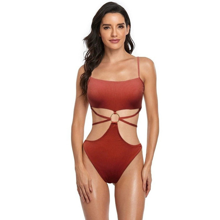 Damen Bikiniset mit stylischem Cut-Out-Design und goldenen Akzenten Echo Archiv