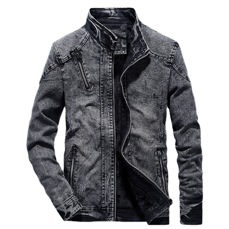 Herren Modische Denimjacke mit modischem Schnitt Echo Archiv
