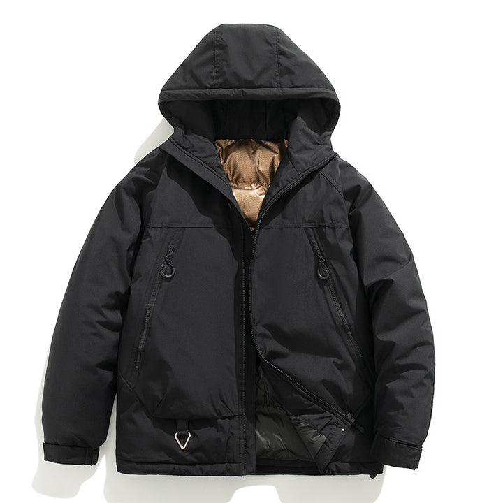 Herren dicke Outdoor-Winterjacke mit isolierendem Innenfutter Echoarchiv