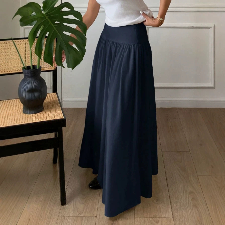 Damen Maxirock mit elastischem Bund und weichem Fall Echo Archiv