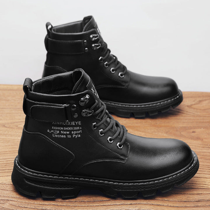 Herren robuste Schnürstiefel mit dämpfender Sohle Echoarchiv