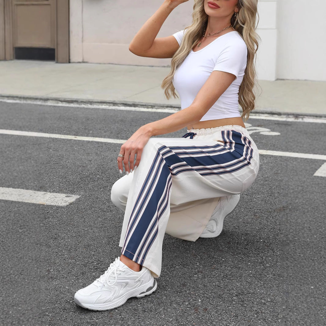 Damen Lässige Sporthose mit seitlichen Streifen Echo Archiv