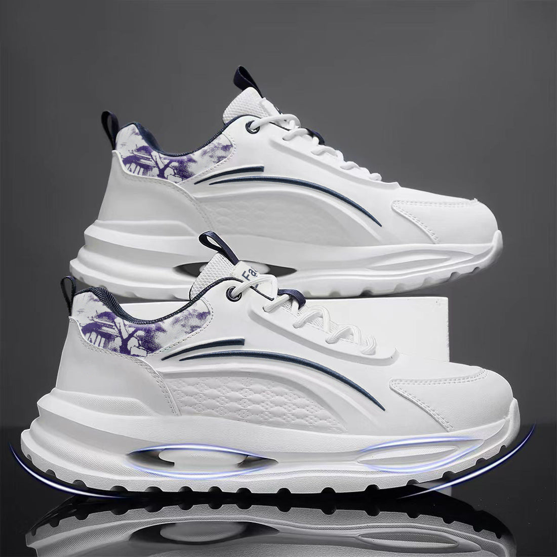 Damen Sportliche Sneaker mit dämpfender Laufsohle und atmungsaktivem Obermaterial – Névara
