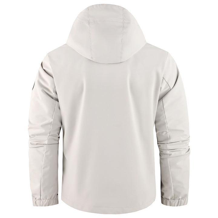 Herren nan technische Fieldjacke mit Kapuze und multifunktionalen Taschen, wasserabweisende Softshell Echo Archiv