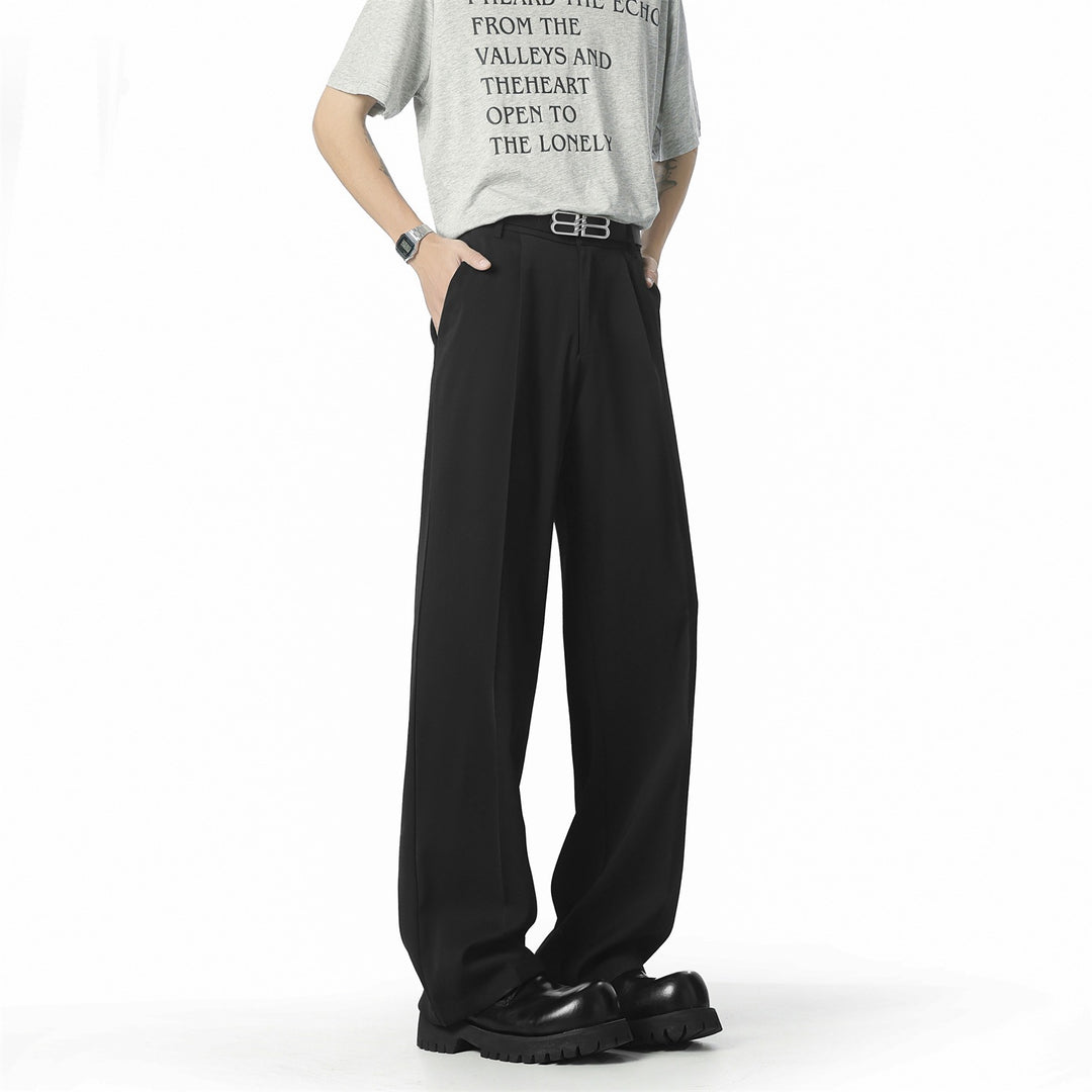 Herren Elegante und lässige Weit geschnittene Hose Echo Archiv