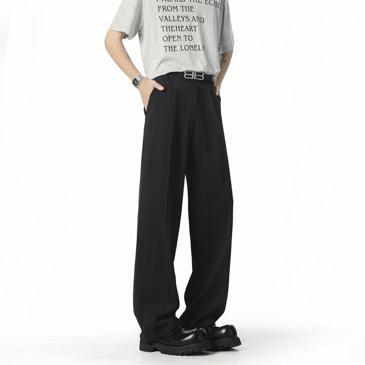 Herren Elegante und lässige Weit geschnittene Hose Echo Archiv