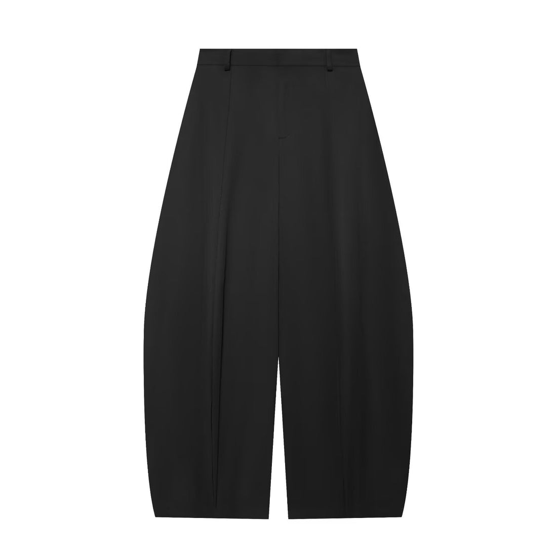 Damen Hochtaillierte weite Stoffhose mit Bügelfalte Echo Archiv