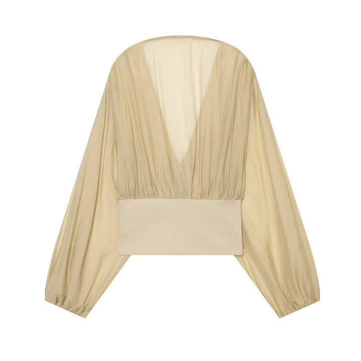 Damen Cape-Bolero mit Korsettbund und voluminösen Ballonärmeln Echo Archiv