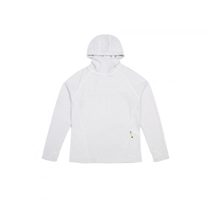 Unisex Texturierter Kapuzenpullover im Boxy‑Cut aus Waffelstrick mit Raglanärmeln und aufgesetzter Tasche Echo Archiv