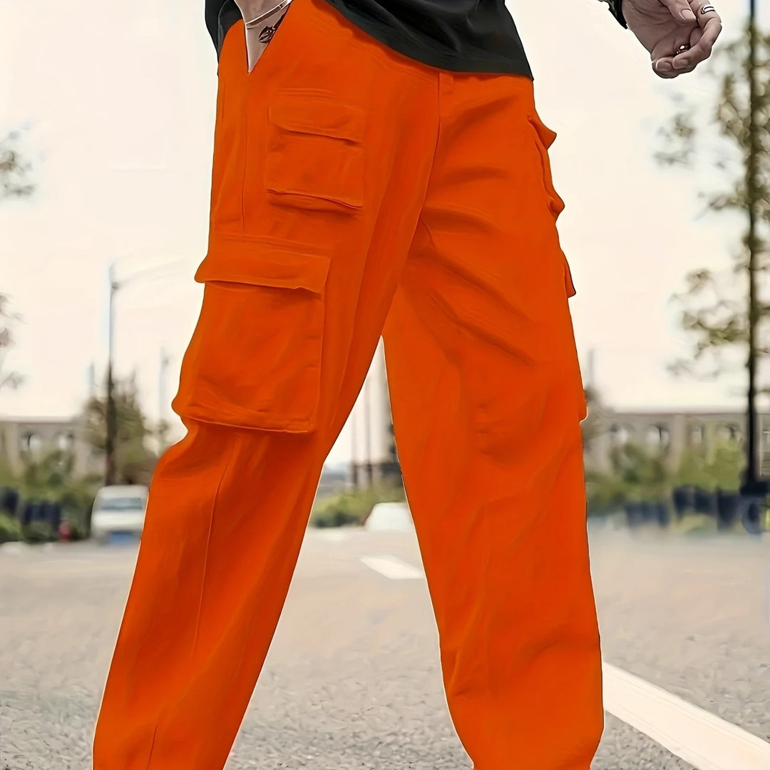 Herren Utility-Cargohose mit mehreren Klapp- und Reißverschlusstaschen Echo Archiv