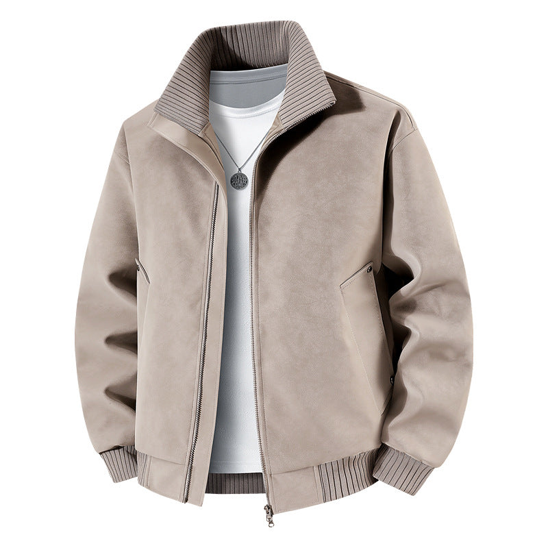Herren Elegante und stilvolle Kunstlederjacke Echo Archiv