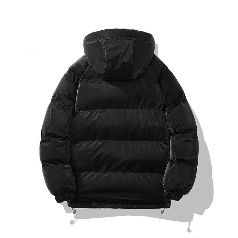 Herren Wattierte Kapuzenjacke mit Ärmeltasche, Kordelzug & Thermofutter Echoarchiv