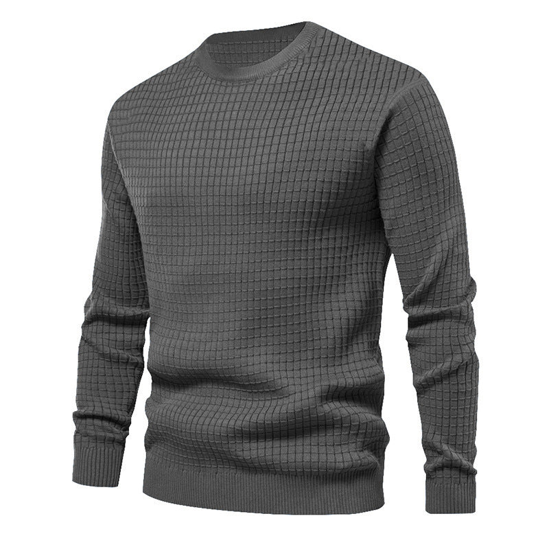 Herren Strukturierter Pullover Echoarchiv