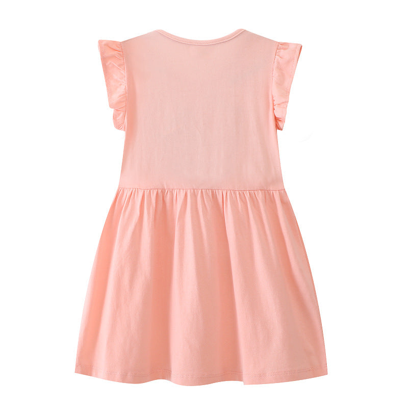 Mädchen Casual Kleid mit bezauberndem Tiermotiv Echo Archiv