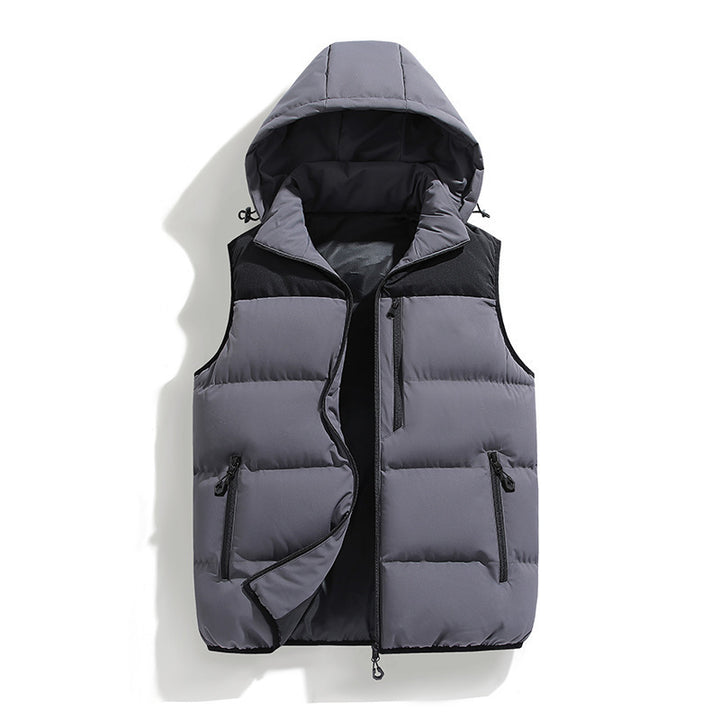 Herren Wattierte Outdoor-Weste mit Kapuze Echo Archiv
