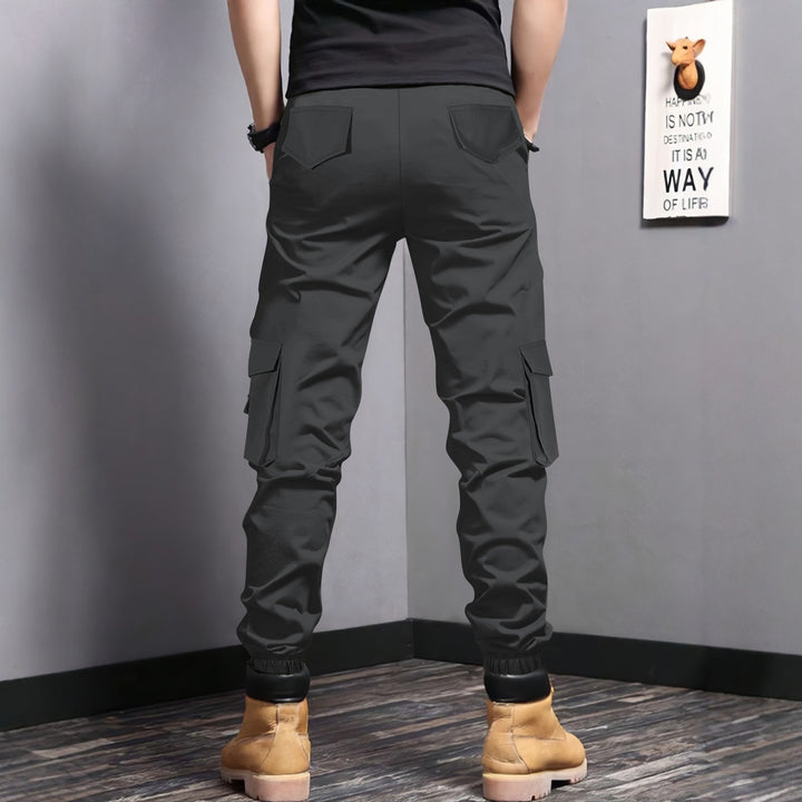 Herren Cargo-Jogginghose mit seitlichen Taschen und elastischem Bund Echoarchiv