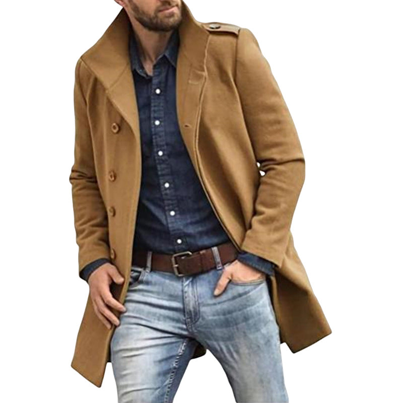 Herren klassischer Trenchcoat mit modernem Schnitt Echoarchiv