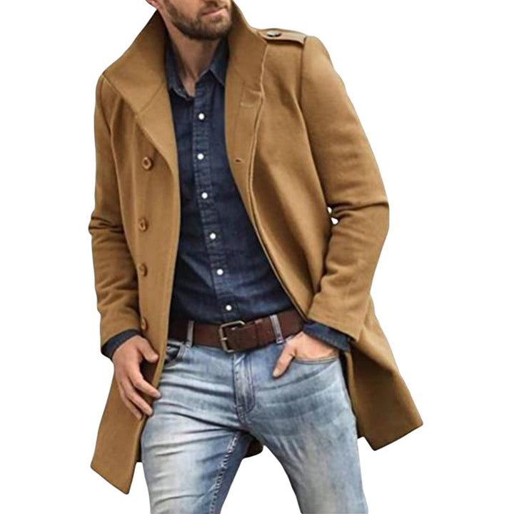 Herren klassischer Trenchcoat mit modernem Schnitt Echoarchiv