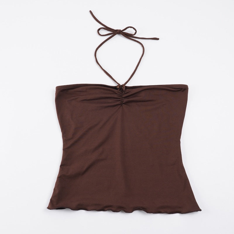 Damen Bandeau-Top mit raffinierten Raffungselementen und verstellbaren Trägern Echo Archiv