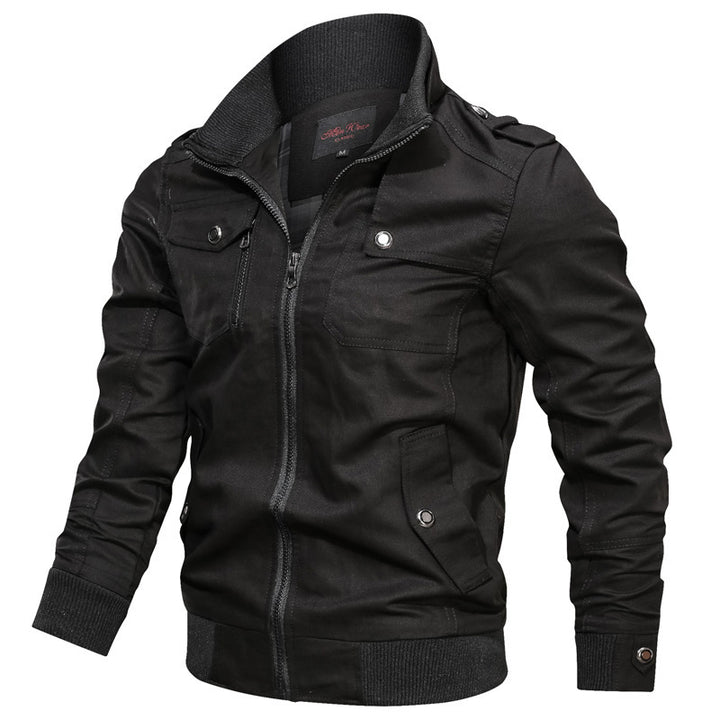 Herren Utility-Fieldblouson aus Canvas mit Rippkragen und Pattentaschen Echo Archiv