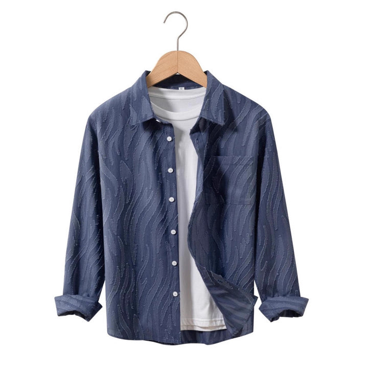 Herren lässige Designer-Hemdjacke Echoarchiv