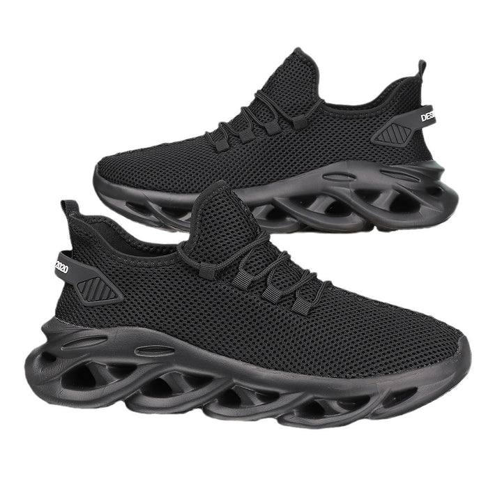 Unisex innovative Mesh‑Runner mit belüfteter Wabenstruktur, skulpturierter Hohlkern‑Plateausohle und sockenähnlichem Schaft – Norré