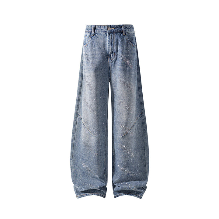 Damen Modische Weitgeschnittene Jeans Echo Archiv