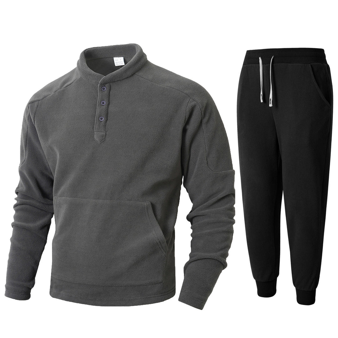 Herren Fleece Freizeitanzug Echoarchiv