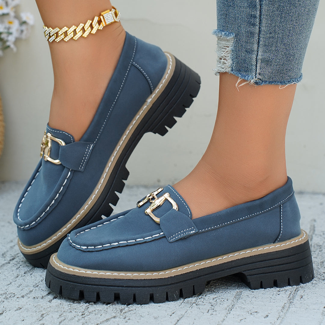 Damen Chunky‑Loafer mit profilierter Lug‑Sohle und Ziergebiss Echo Archiv